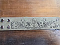 Snap Leather Bracelet Egyptian Health and Protection , TAN and BLACK