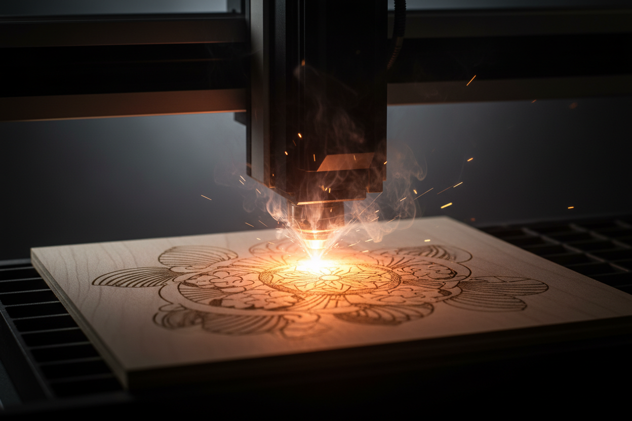 Laser Engraving Background